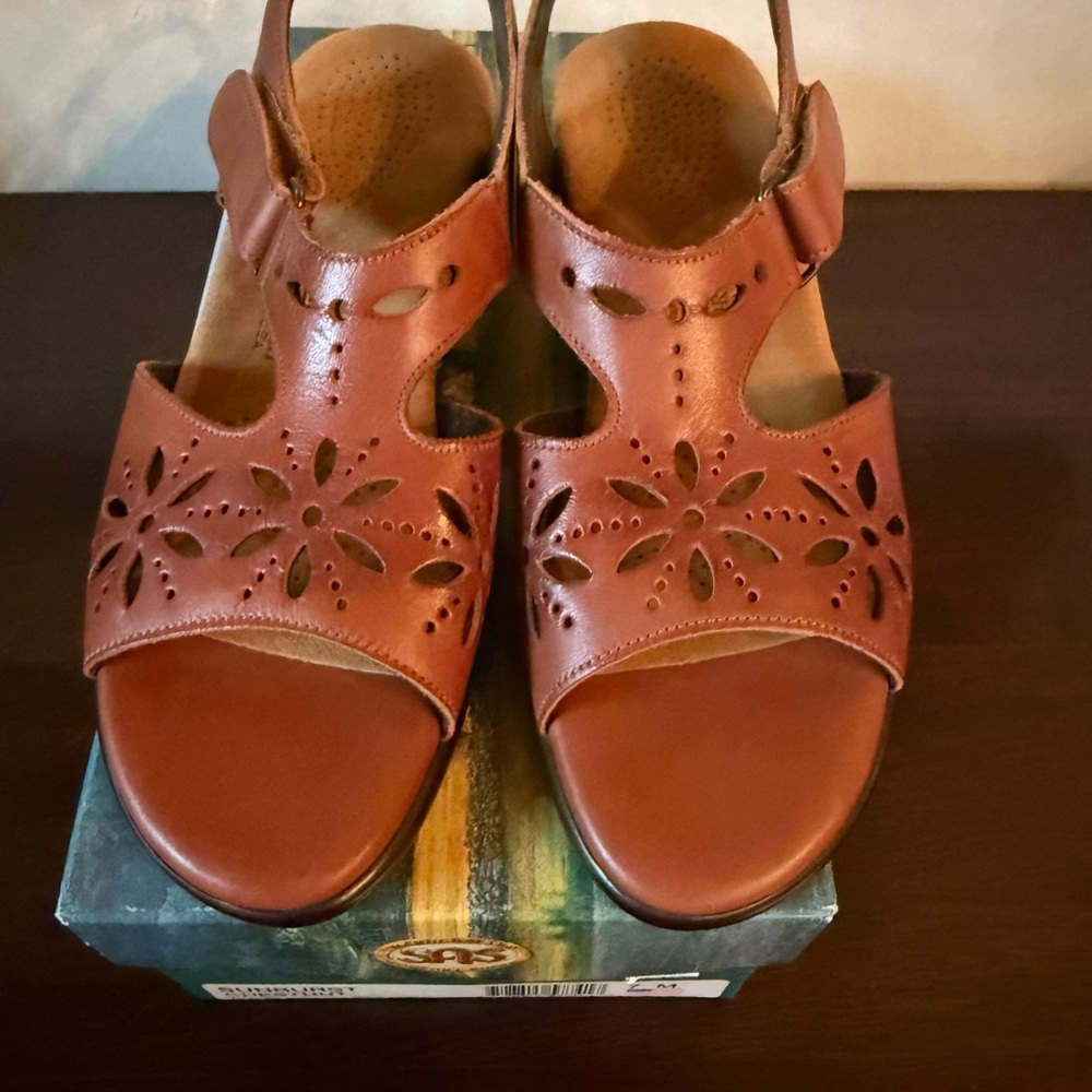 SAS Sunburst Heel Strap Sandals